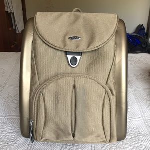 Brand New Gold Tumi Backpack with Laptop Sleeve